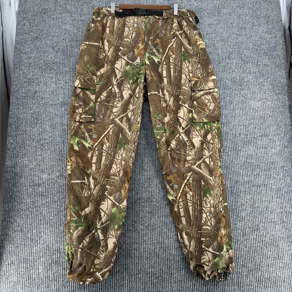 Winchester Realtree Hardwoods‎ Camo Cargo Pants Mens L Nylon Hunting